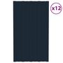 Voir la diapositive 1 : VIDAXL Panneaux de toiture 12 pcs Acier galvanise Anthracite 80x45 cm