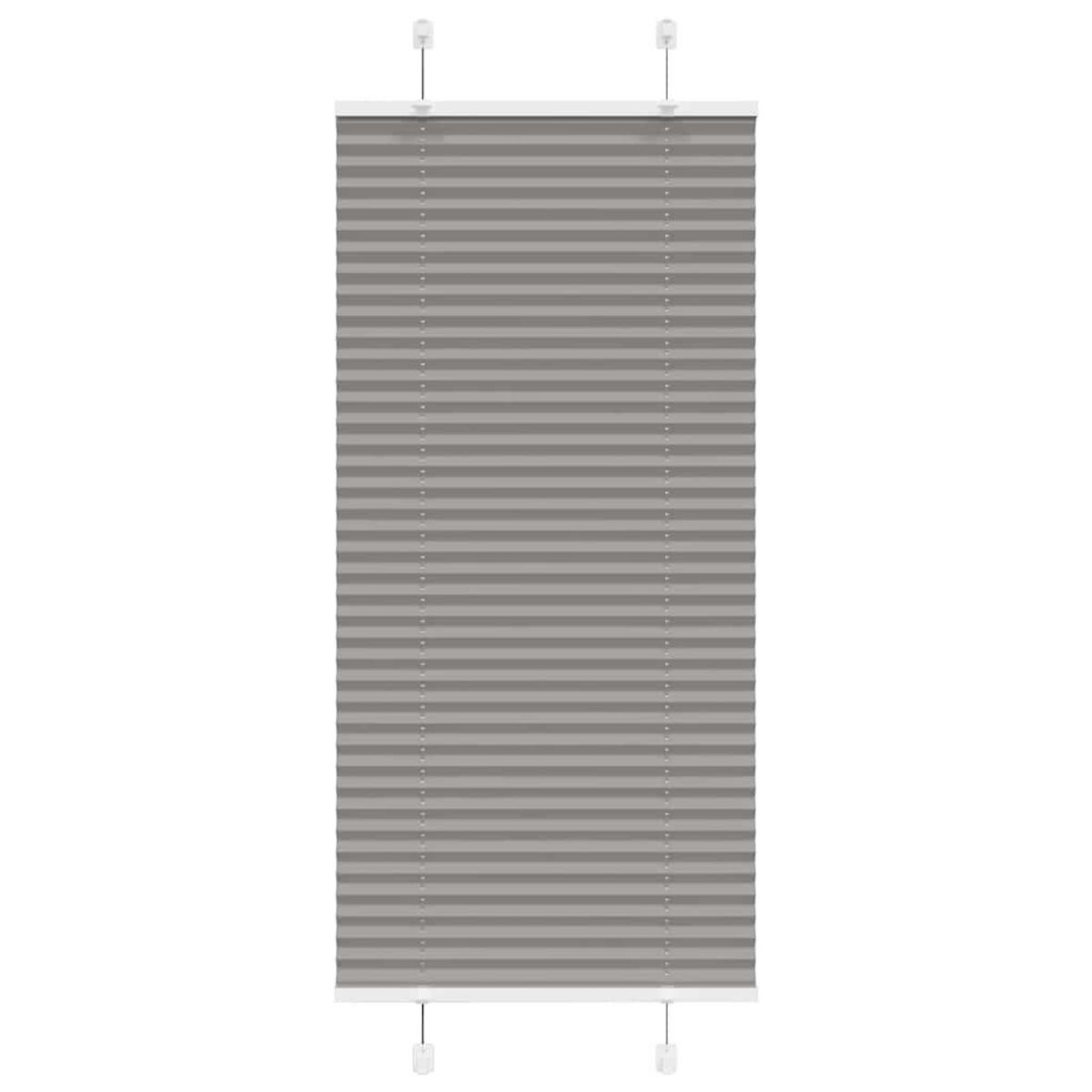 VIDAXL Store plisse anthracite 65x100 cm largeur du tissu 64,4 cm