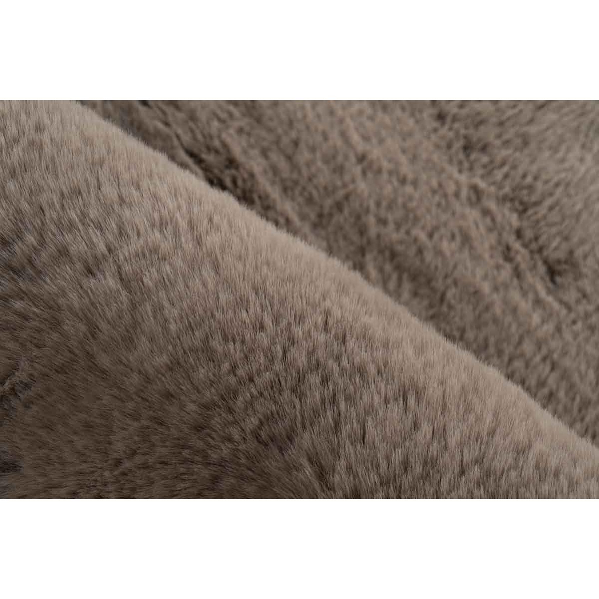 Voir la diapositive 3 : Paris Prix Tapis de bain doux antidérapant  rabbit  beige foncé