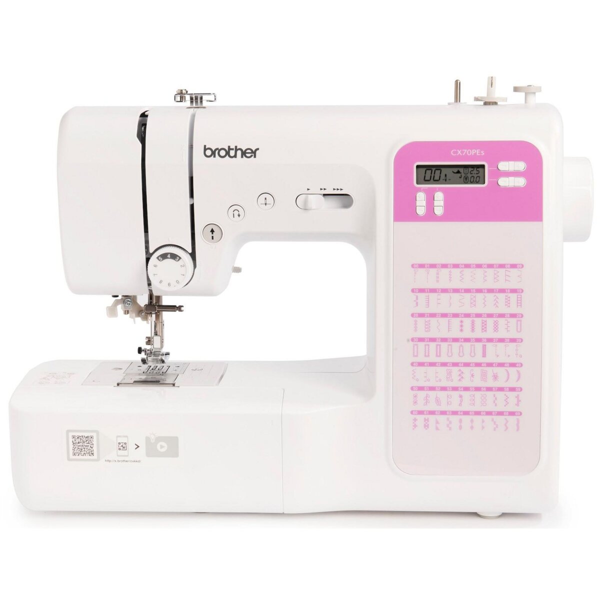 Brother Machine à coudre électronique Brother CX70 PES ( Patchwork Edition ) 70 programmes de couture