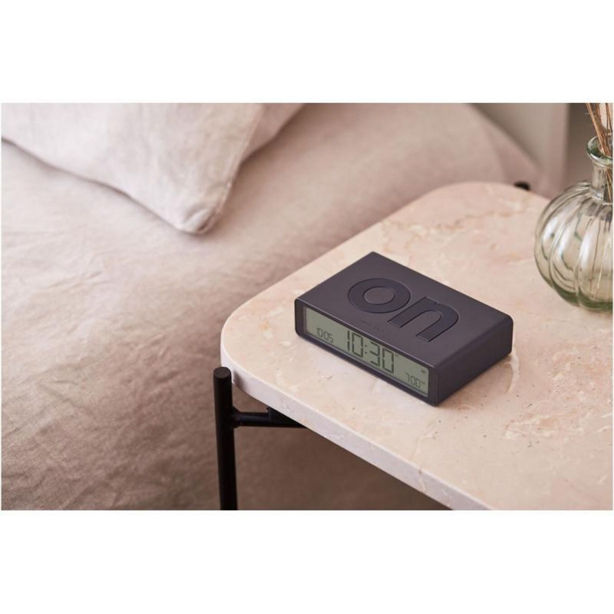 LEXON Radio réveil Lexon FLIP CLASSIC Grey Designer Adrian&Jeremy Wright