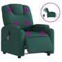 Voir la diapositive 2 : VIDAXL Fauteuil de massage inclinable electrique Vert fonce Tissu