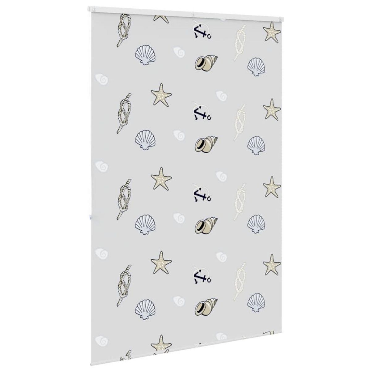 VIDAXL Store enrouleur de douche avec cassette largeur du tissu 146 cm