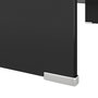 Voir la diapositive 5 : VIDAXL Meuble TV/support pour moniteur 90x30x13 cm verre noir