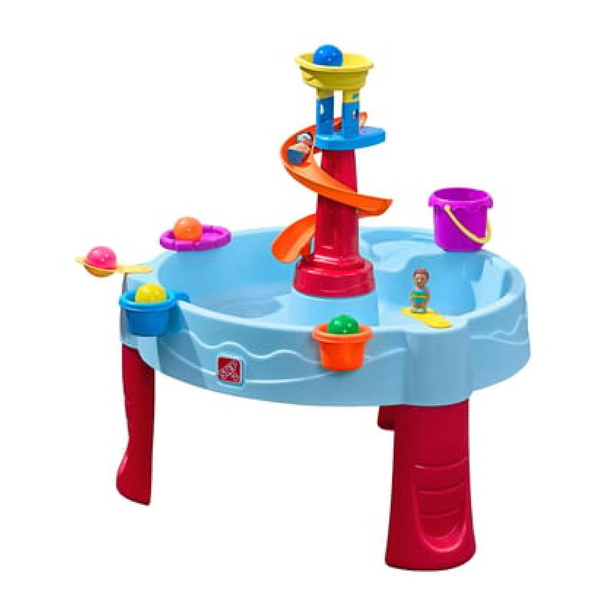 Sunny Table à eau spirale avec toboggan
