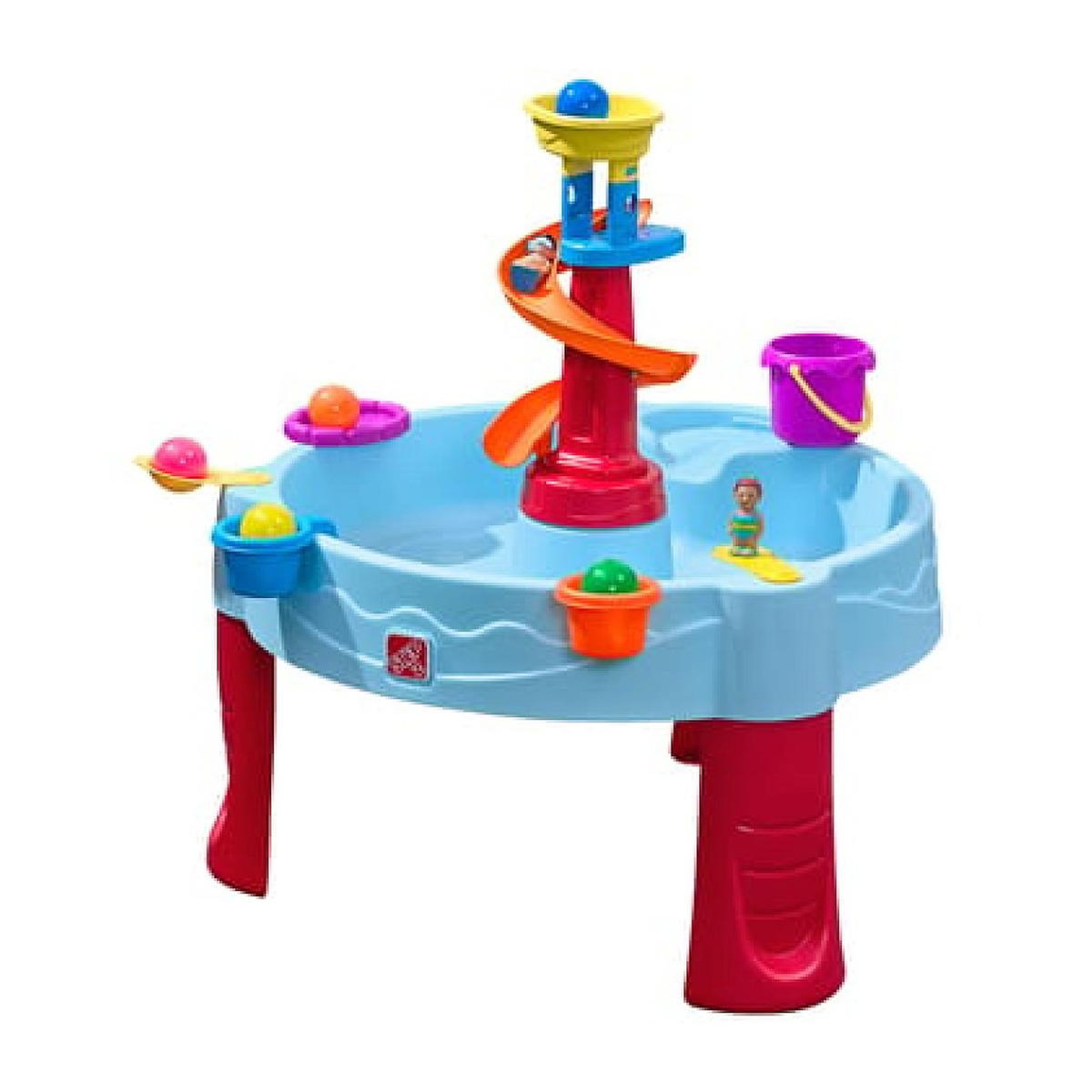 Sunny Table à eau spirale avec toboggan