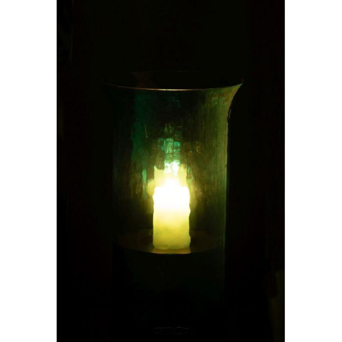 Paris Prix Photophore Étroit en Verre  Tarifa  34cm Bleu Azur