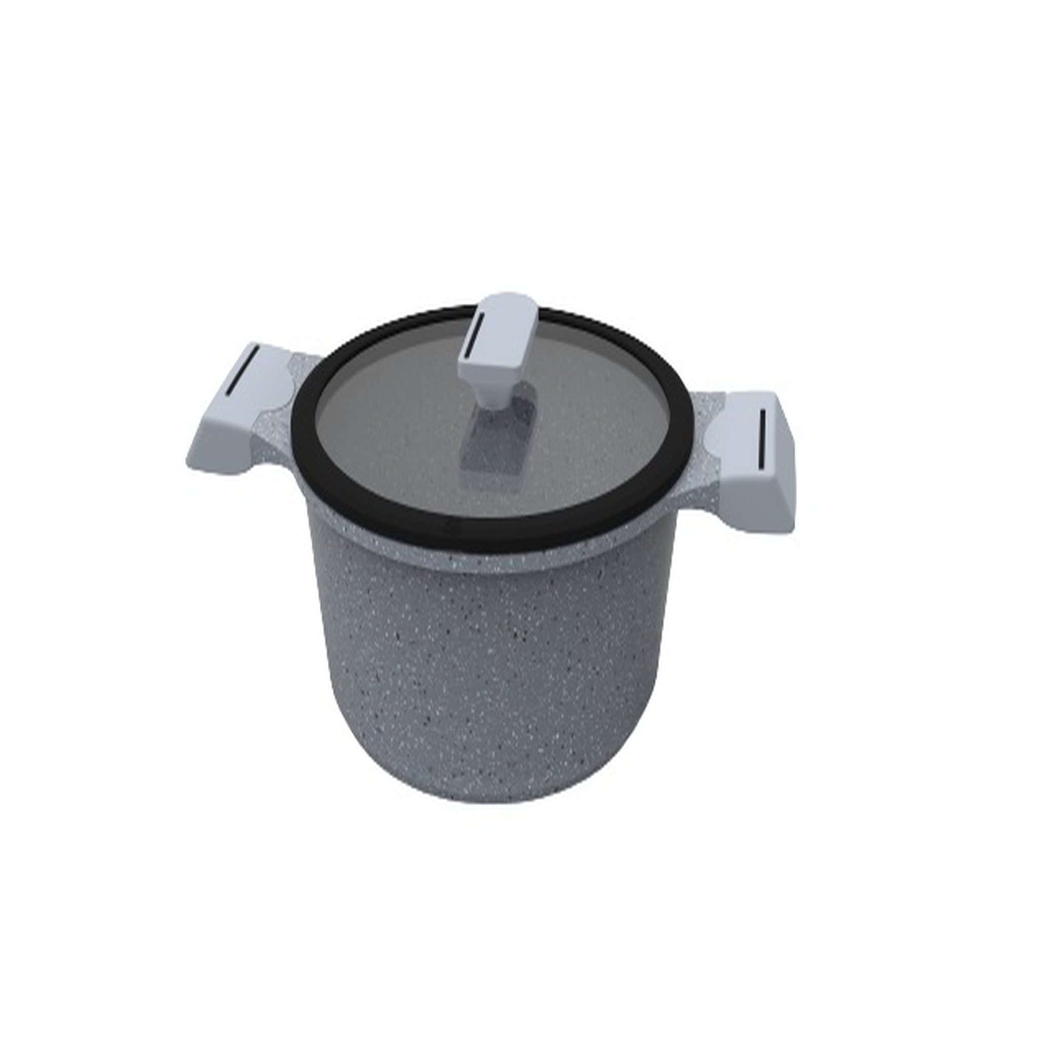 ACTUEL Faitout induction fonte d'aluminium effet pierre 24 cm