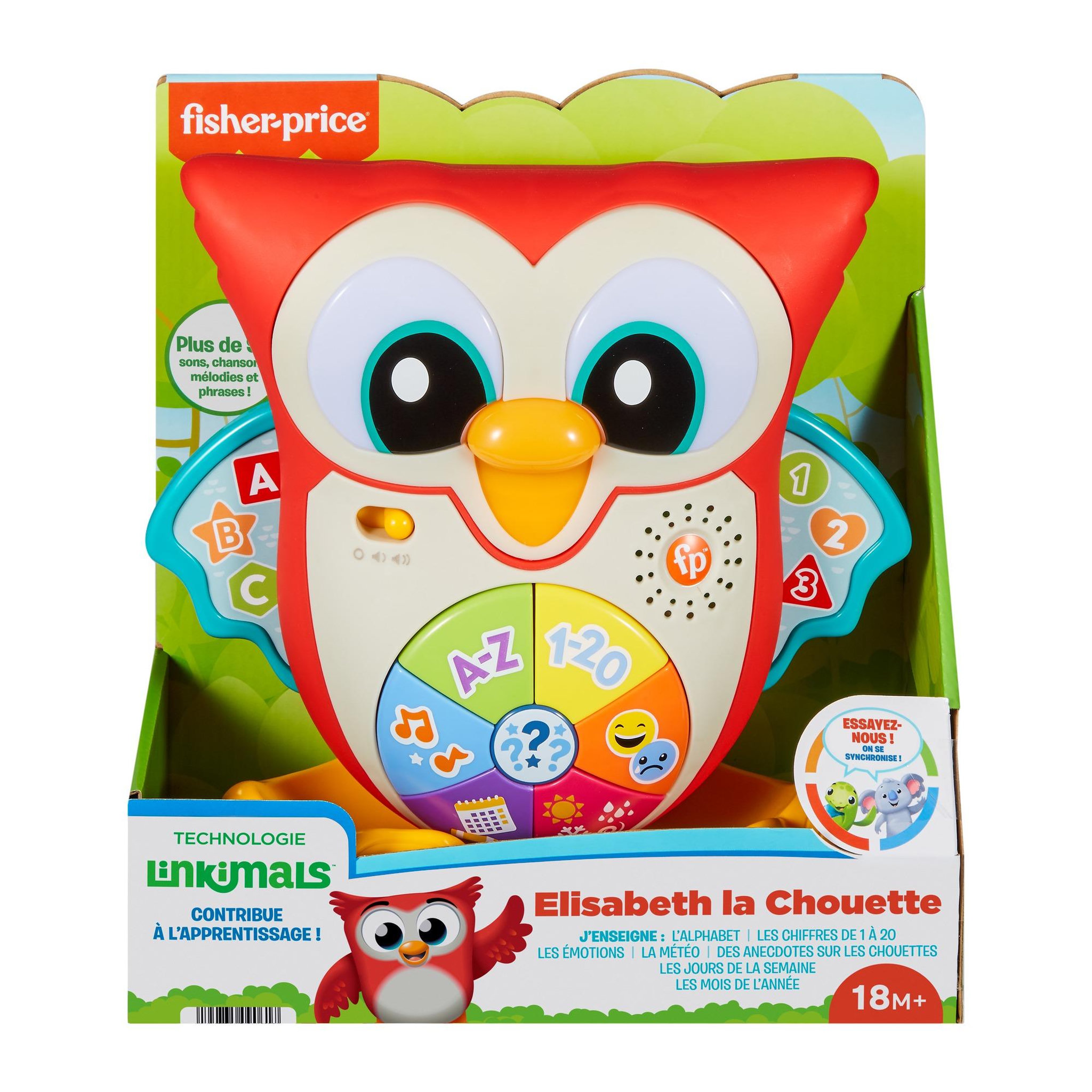 Voir la diapositive 1 : Fisher price Elisabeth la chouette