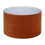 Voir la diapositive 1 : ATMOSPHERA Abat Jour en Velours  Beline  40cm Terracotta