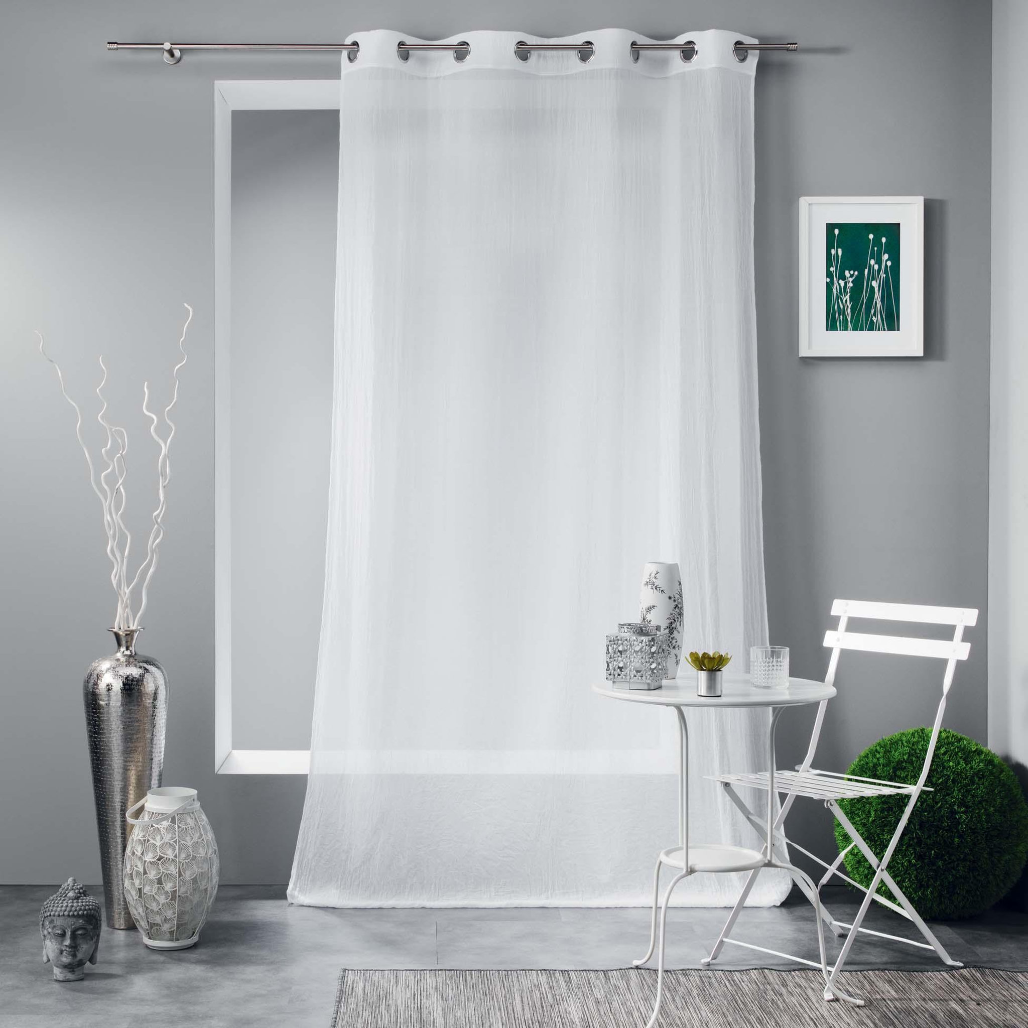 Voir la diapositive 3 : Eden Voilage en polycoton mitsy design et moderne