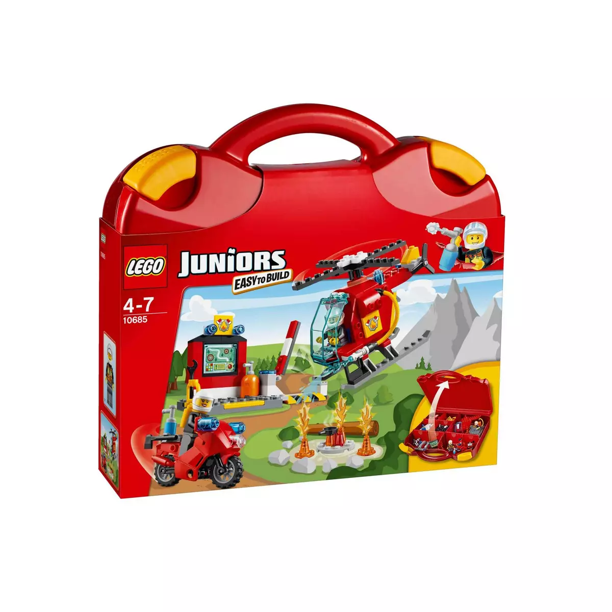 LEGO Juniors 10685 - La valise Pompiers
