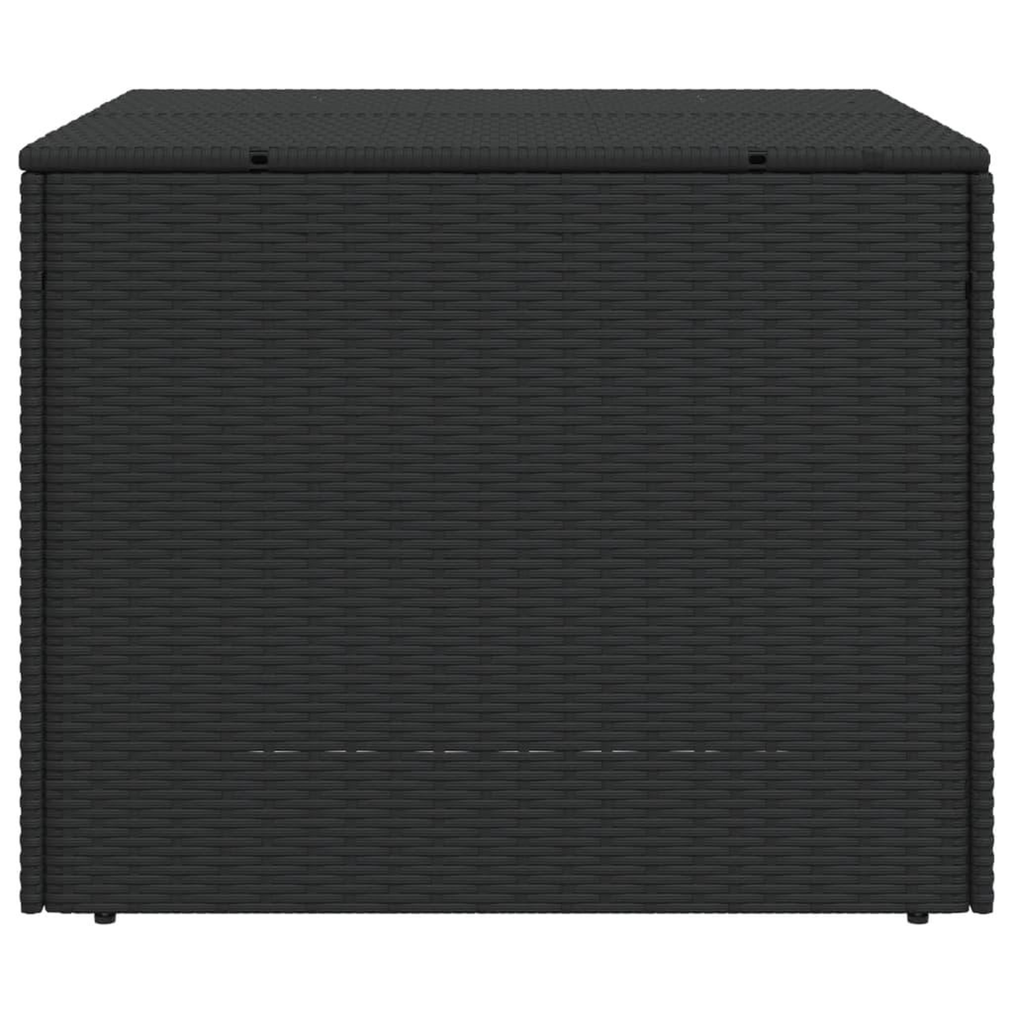 Voir la diapositive 5 : VIDAXL Boîte de rangement de jardin noir 291L resine tressee