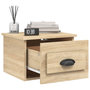 Voir la diapositive 4 : VIDAXL Table de chevet murale chene sonoma 41,5x36x28 cm