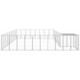 Voir la diapositive 3 : VIDAXL Chenil Argente 25,41 m^2 Acier