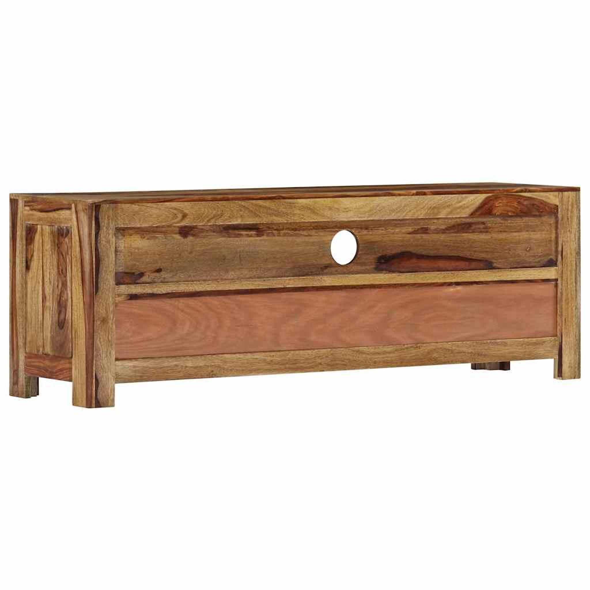 Voir la diapositive 4 : VIDAXL Meuble tv 120x30x40 cm bois de sesham solide