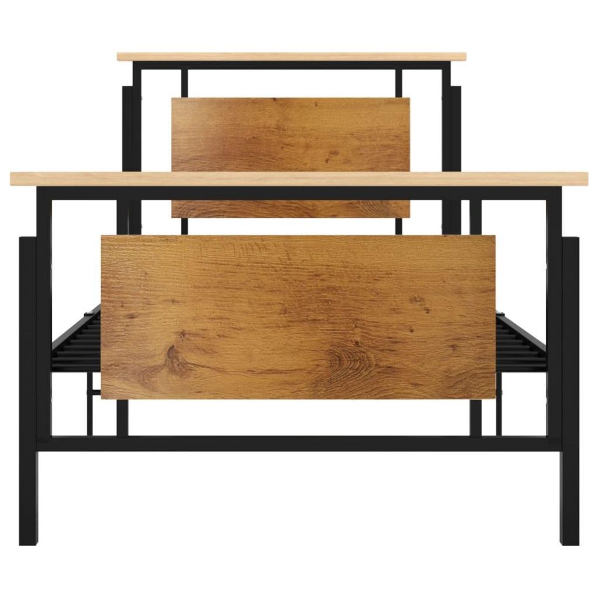 VIDAXL Cadre de lit sans matelas metal 100x200 cm