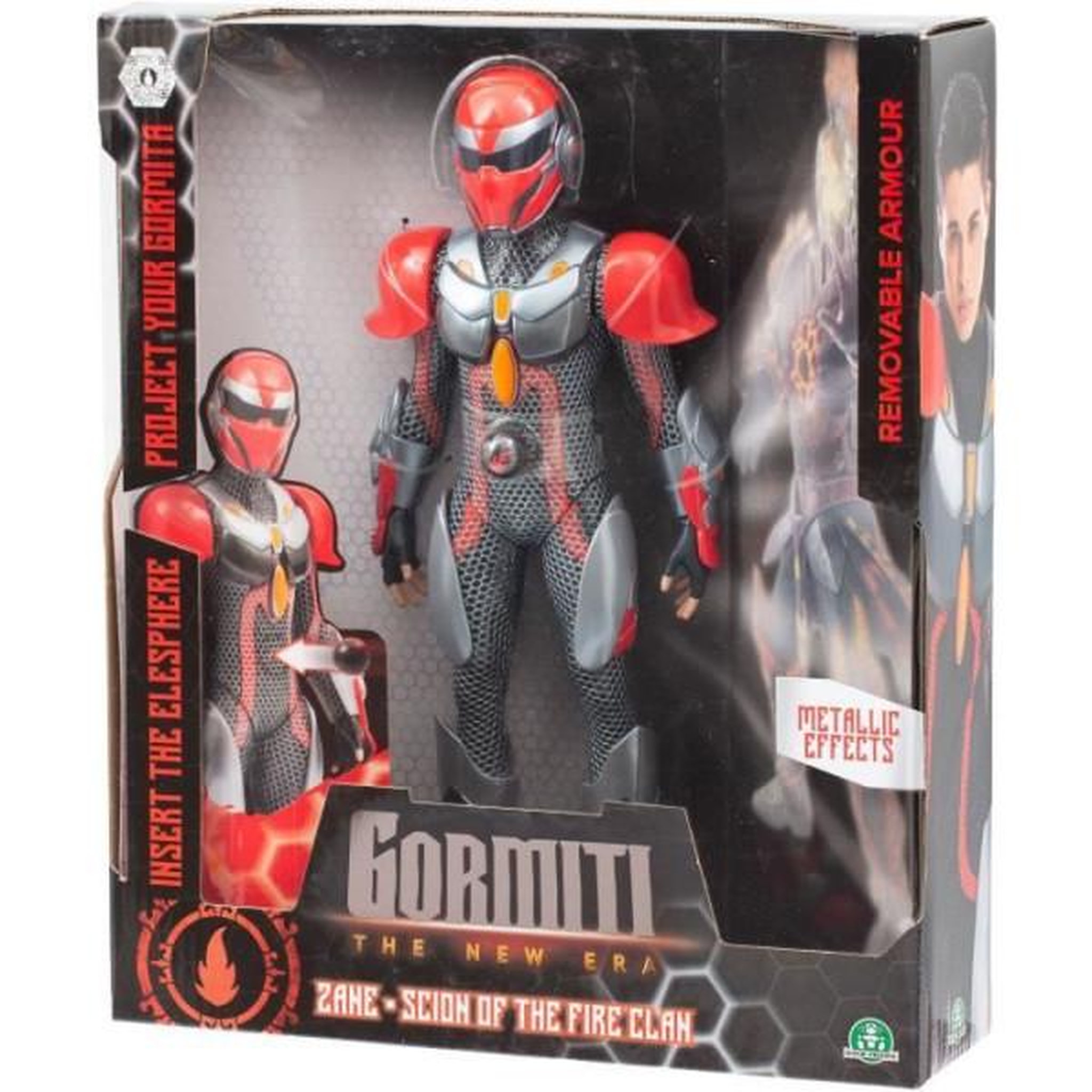 MARKET24 Figurine articulée - GORMITI - Scion avec projecteur Eau - Carter - 27 cm - a partir de 4 ans - GRV051
