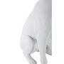 Voir la diapositive 6 : Paris Prix Statuette Déco Chien  Couronne  33cm Blanc