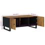 Voir la diapositive 6 : VIDAXL Table basse 100x54x40cm bois de manguier solide et d'ingenierie