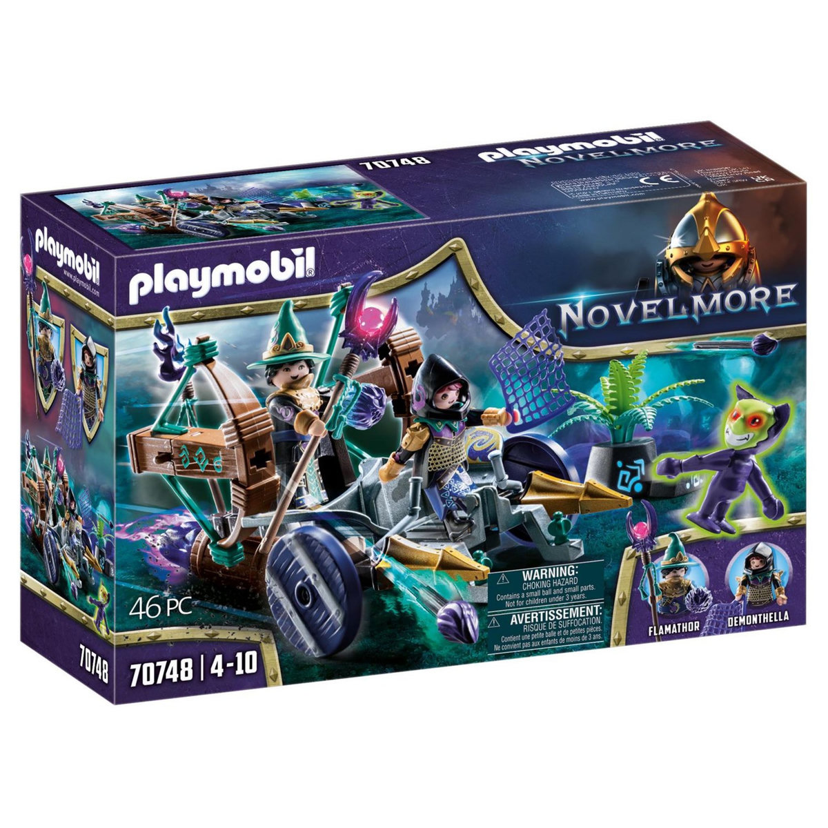 PLAYMOBIL 70748 Novelmore - Violet Vale - Véhicule catapulte
