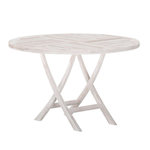 Paris Prix Table de Jardin Ronde  Kenya  120cm Naturel