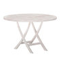 Voir la diapositive 1 : Paris Prix Table de Jardin Ronde  Kenya  120cm Naturel