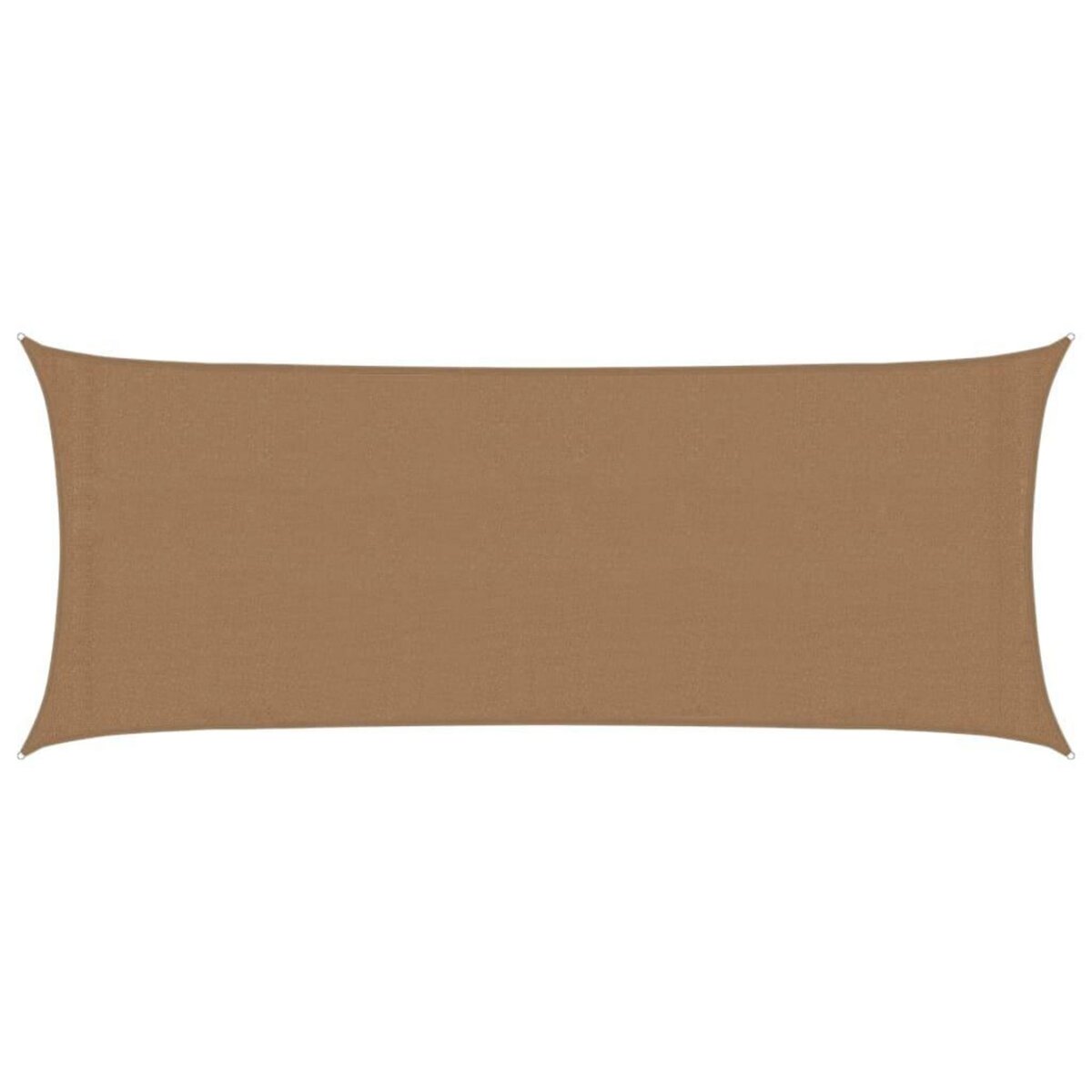 VIDAXL Voile d'ombrage 160 g/m^2 Taupe 2x4,5 m PEHD