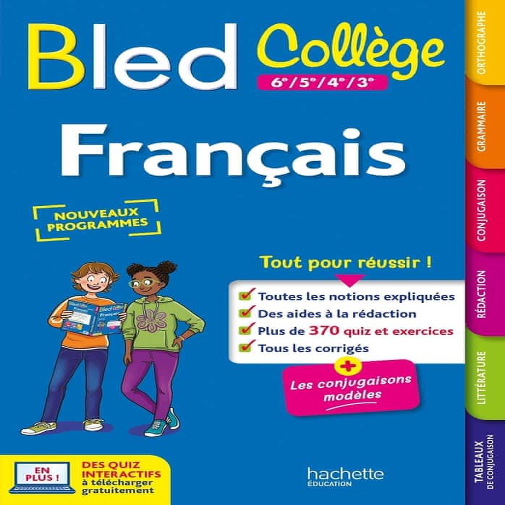 FRANCAIS 6E A 3E LE BLED COLLEGE. EDITION 2023, Lisle Isabelle de