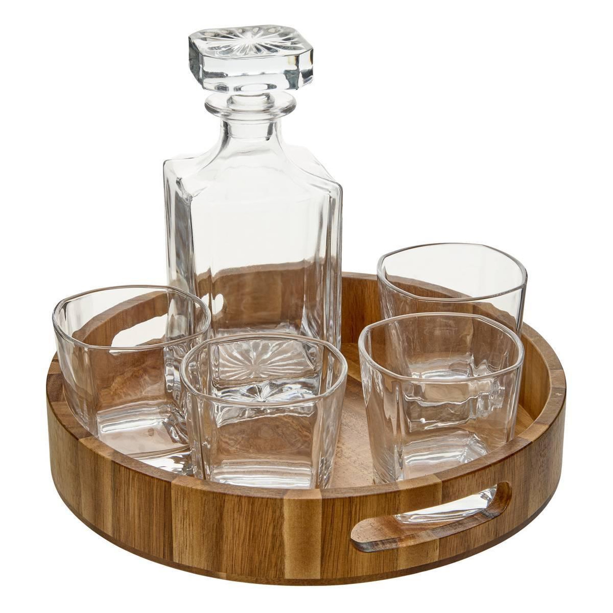 SECRET DE GOURMET Coffret whisky 6 pièces  jules  29cm transparent