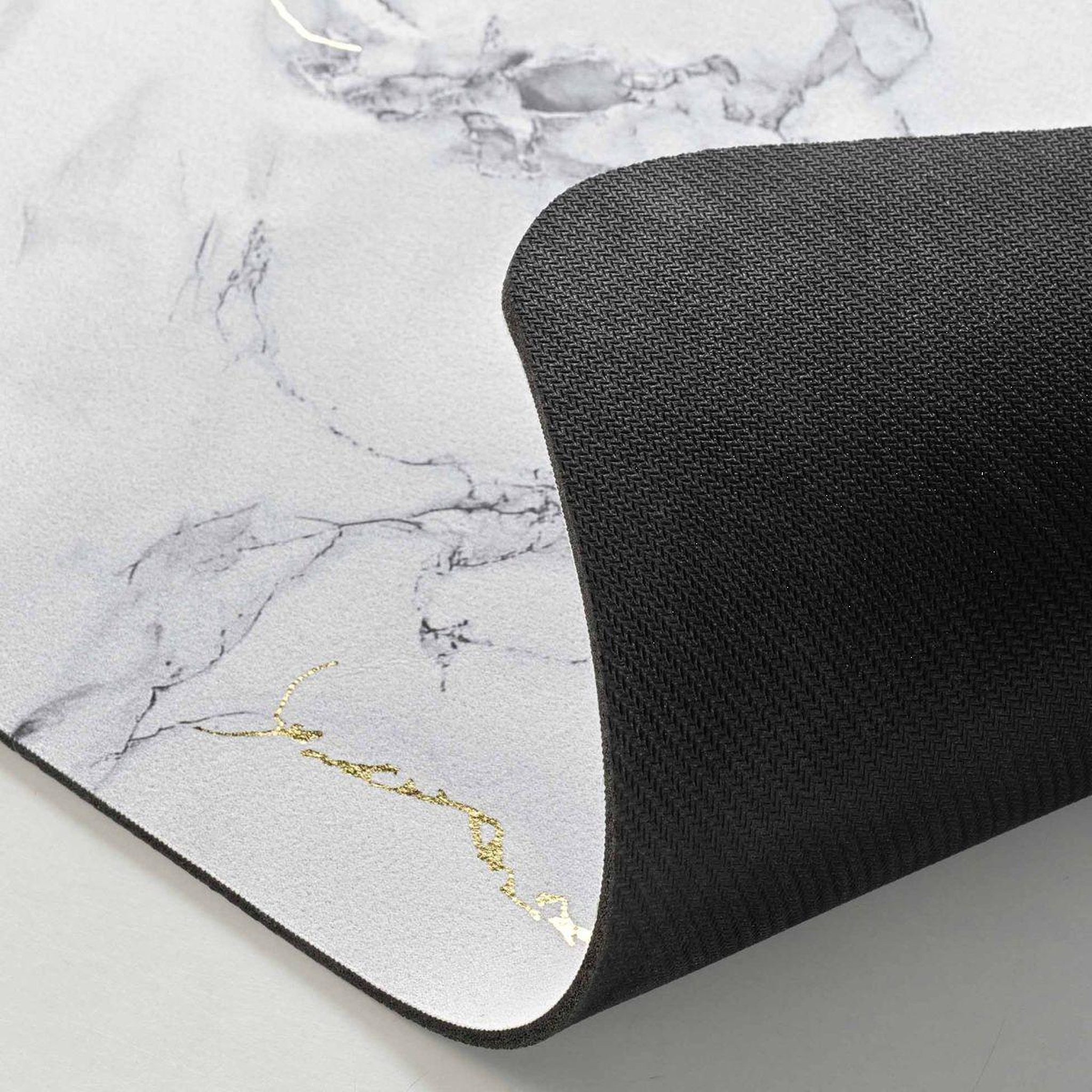 Voir la diapositive 3 : Douceur d'Intérieur Tapis de bain déco  venor  50x80cm gris