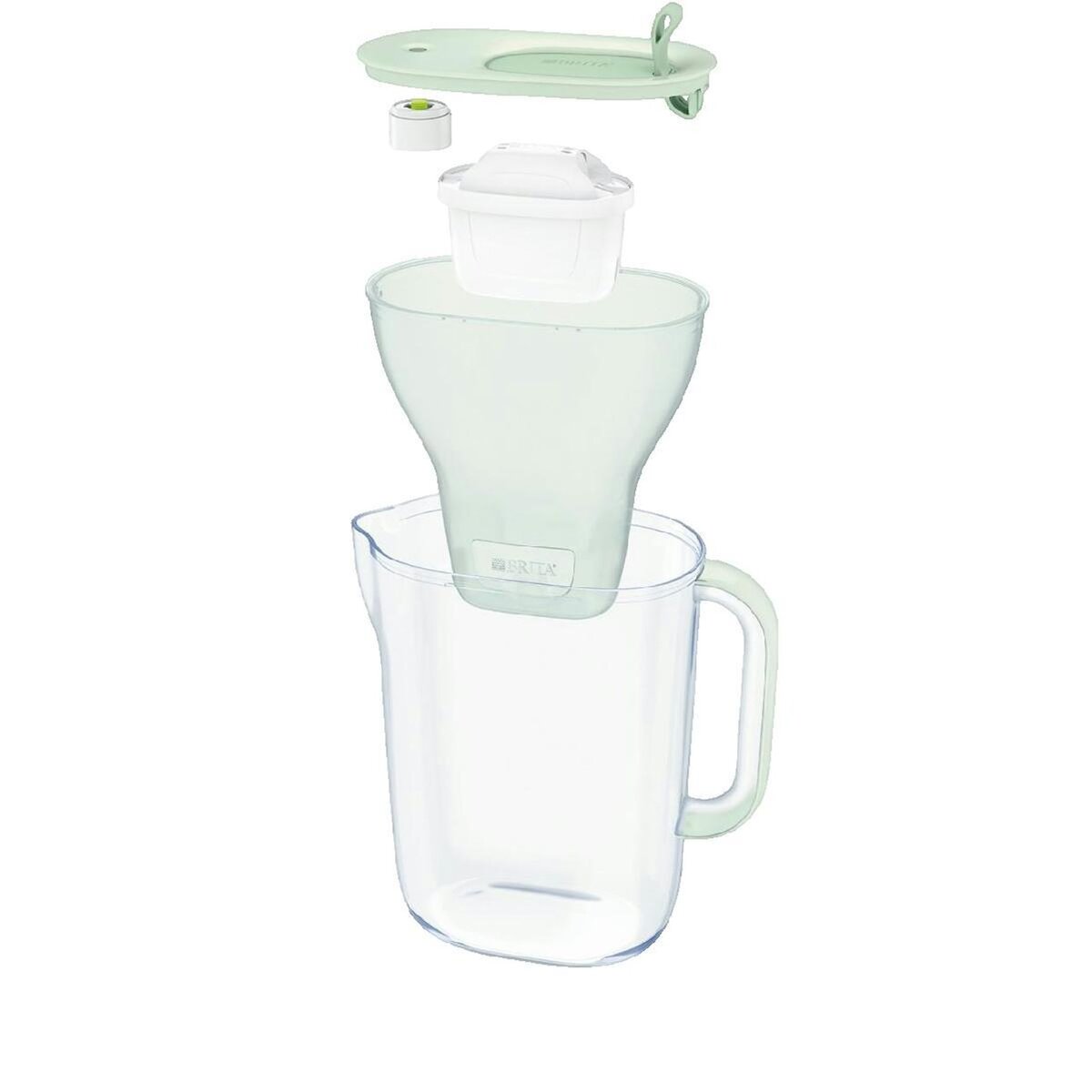 Brita Carafe filtrante Brita Style Eco verre vert transparent
