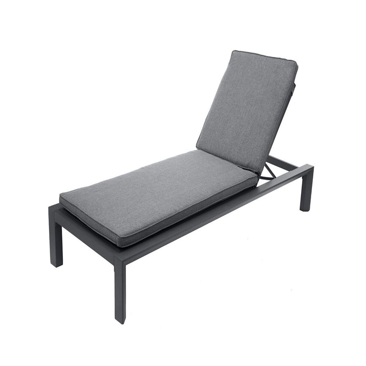 HESPERIDE Transat en aluminium Évasion Anthracite/Graphite - Hespéride