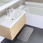 Voir la diapositive 2 : Paris Prix Tapis de Bain Microfibre  Kubia  45x75cm Gris