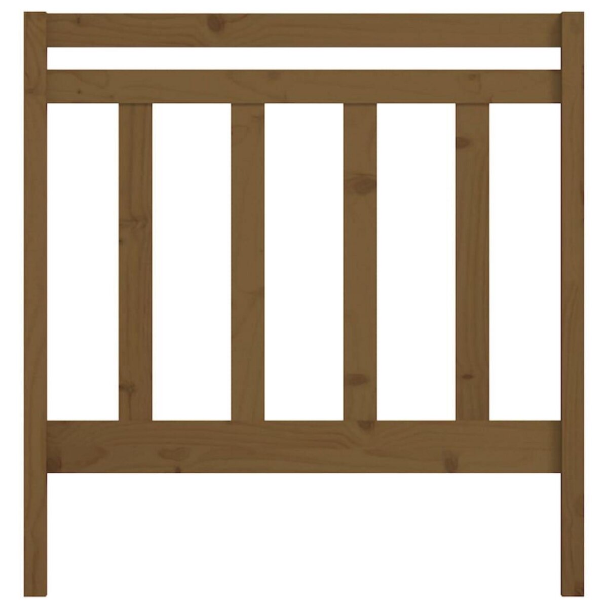 VIDAXL Tete de lit Marron miel 95x4x100 cm Bois massif de pin