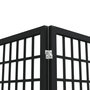 Voir la diapositive 5 : VIDAXL Cloison de separation pliable 4 panneaux 160x170 cm Noir