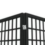 Voir la diapositive 5 : VIDAXL Cloison de separation pliable 4 panneaux 160x170 cm Noir