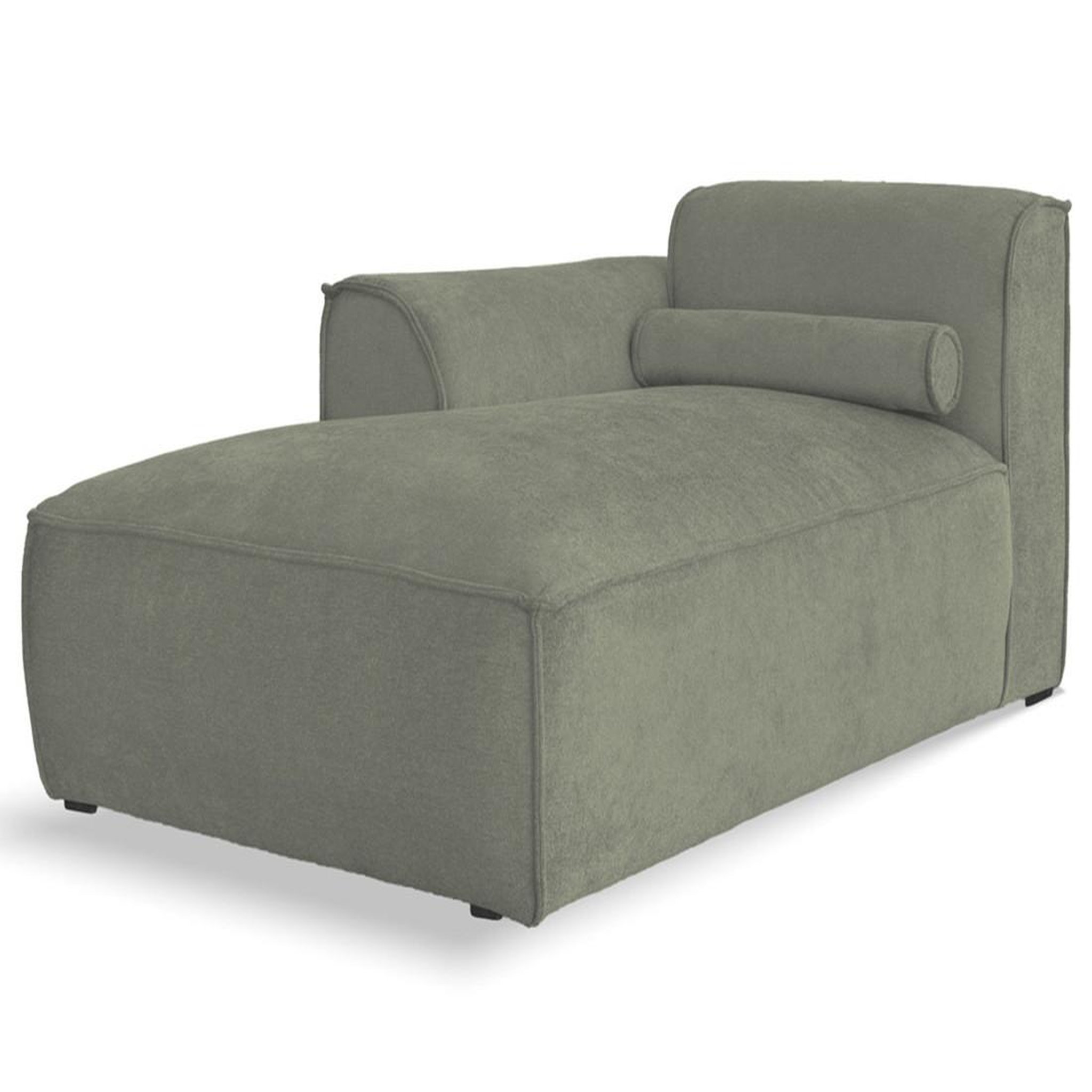 Voir la diapositive 1 : BEST MOBILIER Felix - module d'assise méridienne gauche en tissu texturé