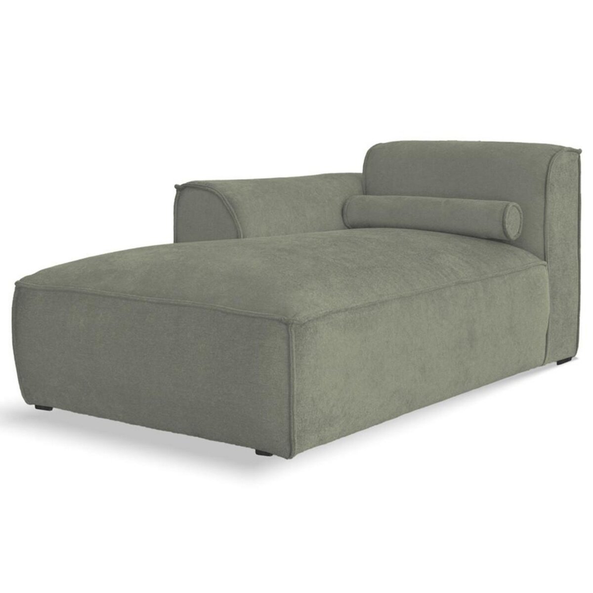 BEST MOBILIER Felix - module d'assise méridienne gauche en tissu texturé