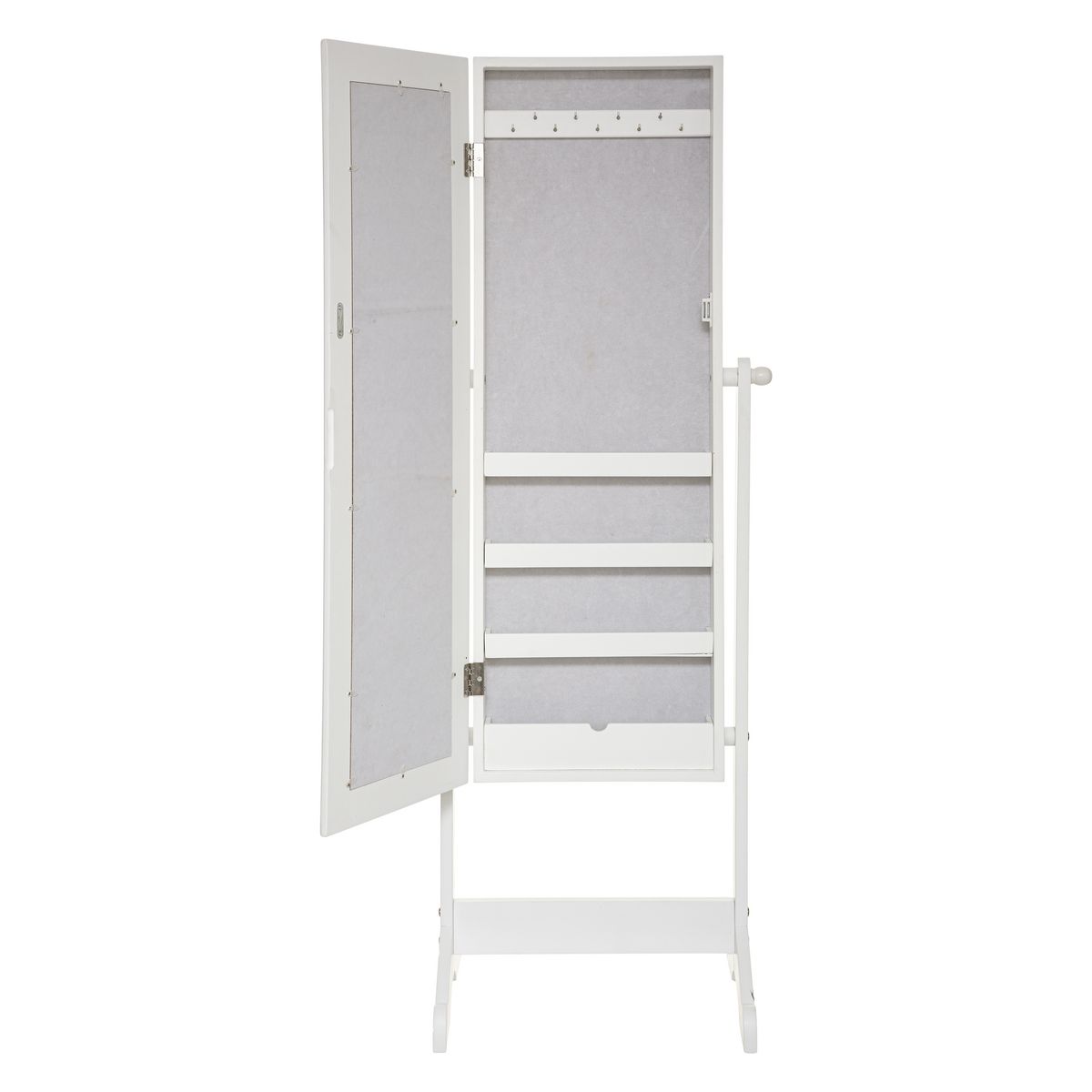 ATMOSPHERA Armoire à bijoux enfant sur pied avec miroir JADE