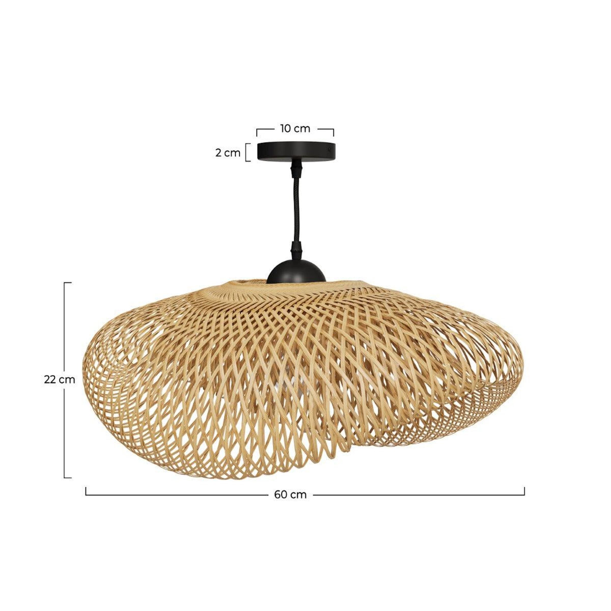 Rendez vous déco Suspension en bambou naturel D60 cm-Anya