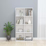 Voir la diapositive 1 : VIDAXL Bibliotheque/Buffet Blanc brillant 66x30x130 cm Bois ingenierie