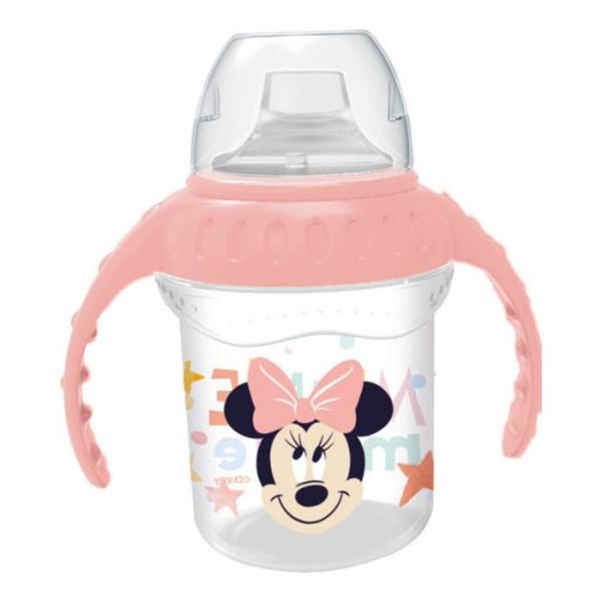 Voir la diapositive 2 : THERMOBABY Pack repas 1er age thermobaby minnie - 1 grignoteuse + 1 bol avec cuillere + 1 tasse a poignée + set de 2 couverts