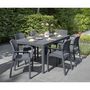 Voir la diapositive 3 : ALLIBERT by KETER Lot de 6 fauteuils de jardin - Allibert by KETER - SAMANNA - En résine - Coloris : gris graphite - Empilable
