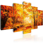 Paris Prix Tableau Imprimé  Autumn Alley. Coloris disponibles : Multicolore