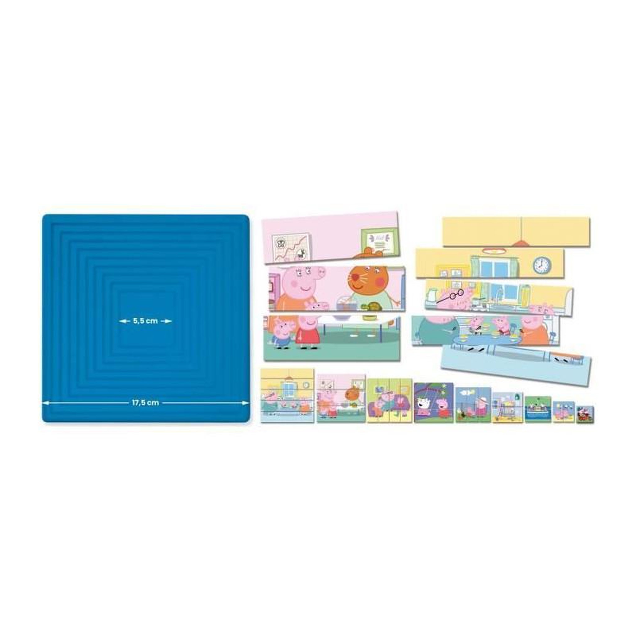 Voir la diapositive 3 : LISCIANI GIOCHI 8 puzzles progressifs - Peppa Pig - avec boite auto-coorective - LISCIANI