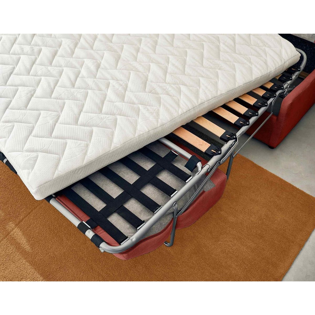 LISA DESIGN Palmira - canapé d'angle gauche - 4 places - convertible couchage quotidien - matelas 14 cm - en velours côtelé
