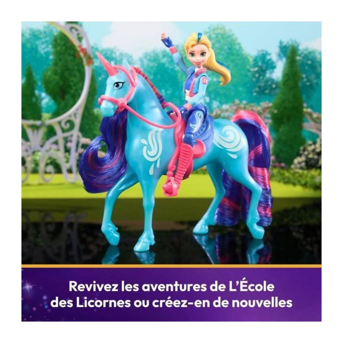 Spin Master SPIN MASTER COFFRET LICORNE ET POUPEE RIVER ET ISABEL Unicorn Academy