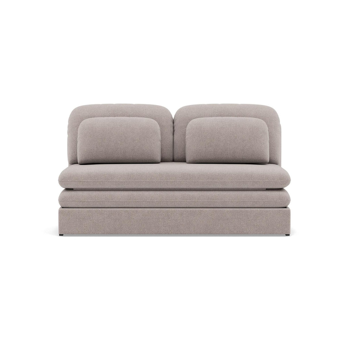 LISA DESIGN Ysal - canapé 3 places convertible déplimousse en velours texturé