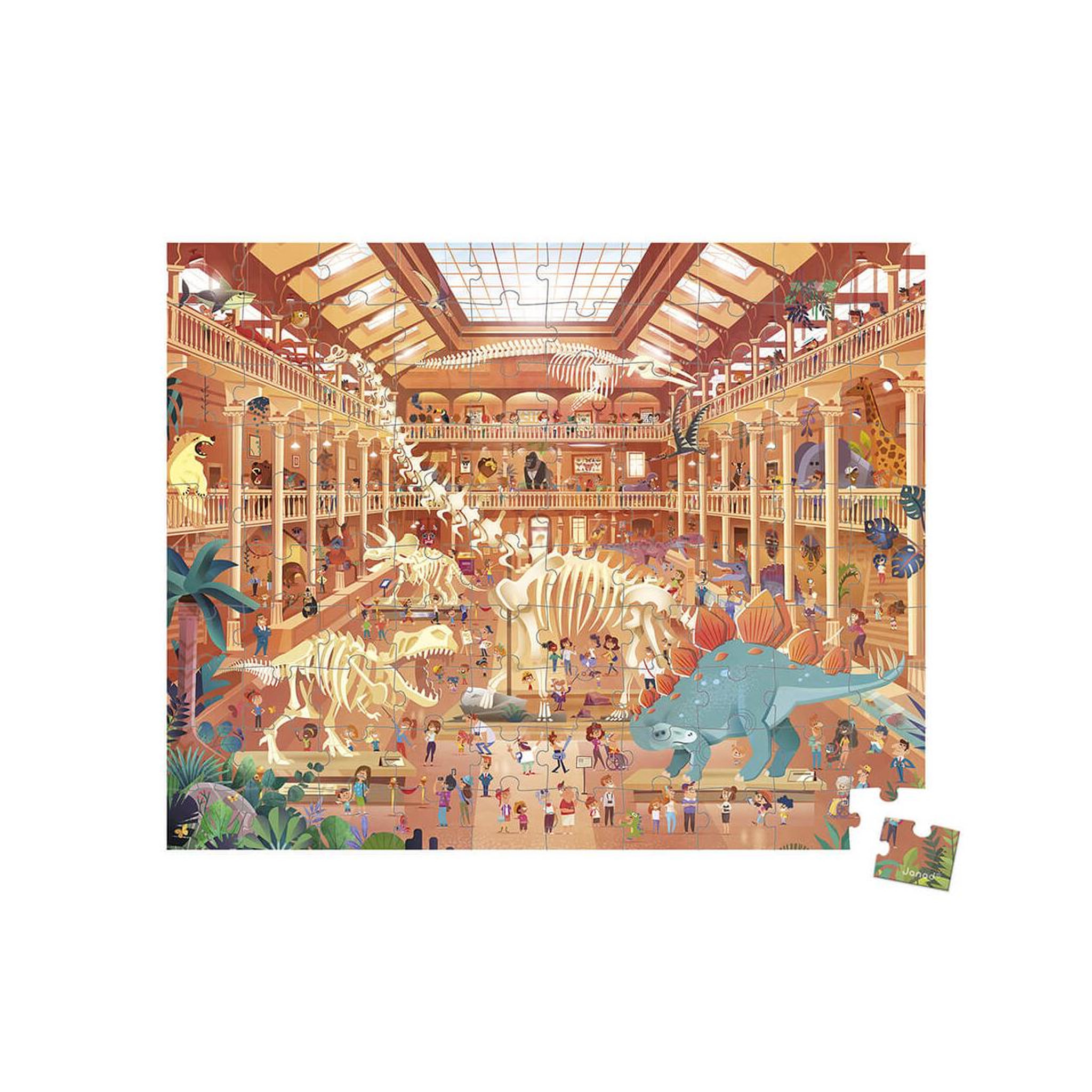 JANOD Puzzle musee histoire naturelle 100 pieces
